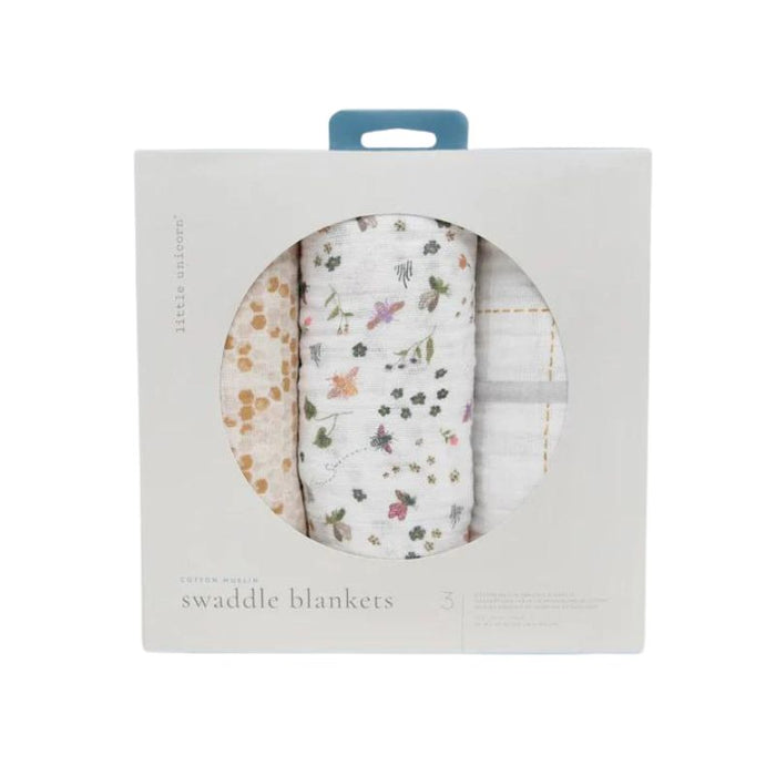 Muslin Swaddle - 3 Pack by Little Unicorn at $41.88! Shop now at Nestled by Snuggle Bugz for Nursery & Decor.