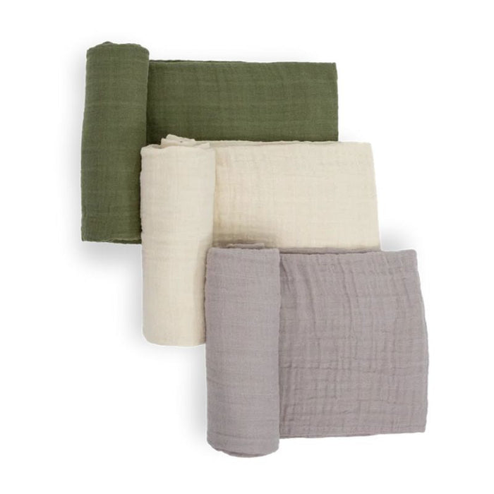 Muslin Swaddle - 3 Pack by Little Unicorn at $41.88! Shop now at Nestled by Snuggle Bugz for Nursery & Decor.