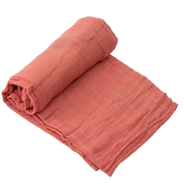 Cotton Muslin Swaddle - Solid Colours by Little Unicorn at $20! Shop now at Nestled by Snuggle Bugz for Nursery & Decor.
