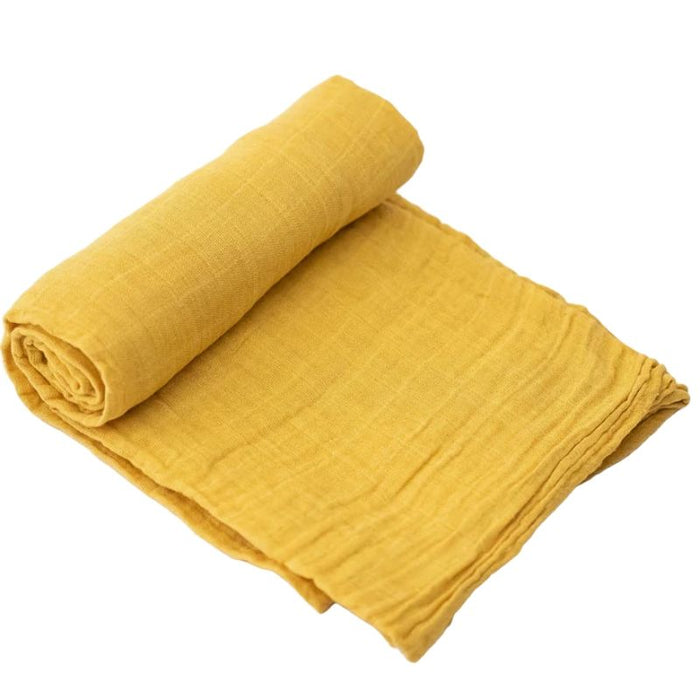 Cotton Muslin Swaddle - Solid Colours by Little Unicorn at $20! Shop now at Nestled by Snuggle Bugz for Nursery & Decor.