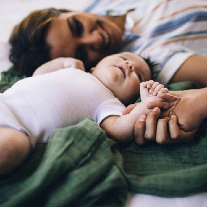 Cotton Muslin Swaddle - Solid Colours by Little Unicorn at $20! Shop now at Nestled by Snuggle Bugz for Nursery & Decor.