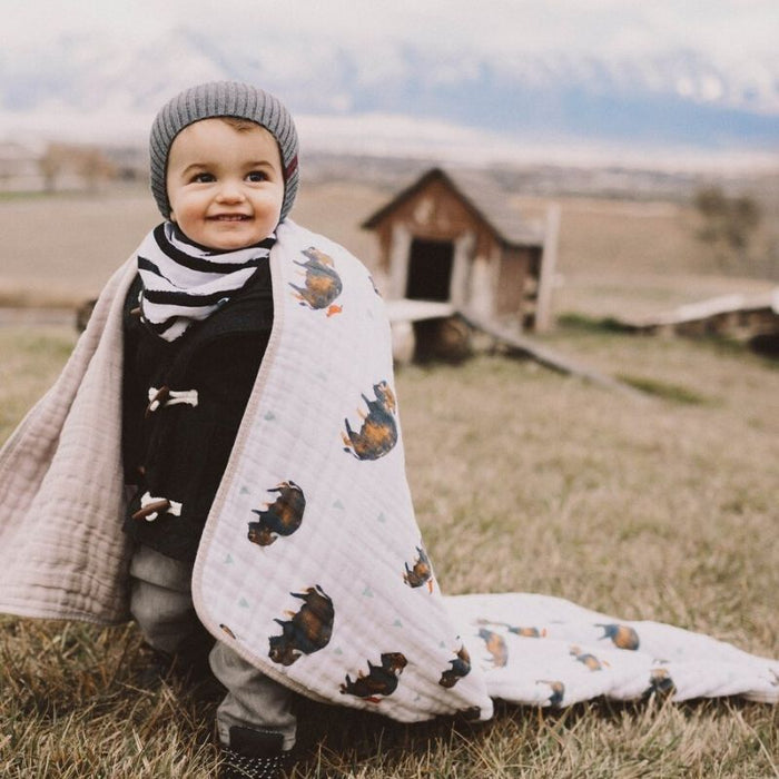 Original Cotton Muslin Quilts by Little Unicorn at $69.99! Shop now at Nestled by Snuggle Bugz for Nursery & Décor.