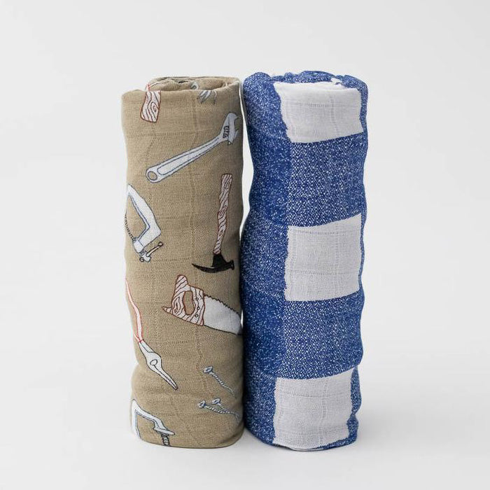 Muslin Deluxe Swaddle - 2 Pack by Little Unicorn at $42.99! Shop now at Nestled by Snuggle Bugz for Nursery & Decor.