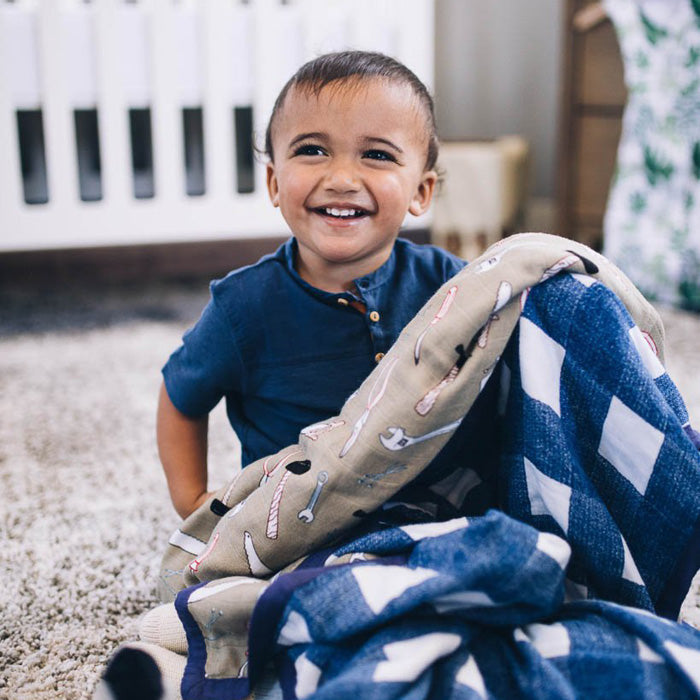 Original Cotton Muslin Quilts by Little Unicorn at $69.99! Shop now at Nestled by Snuggle Bugz for Nursery & Décor.