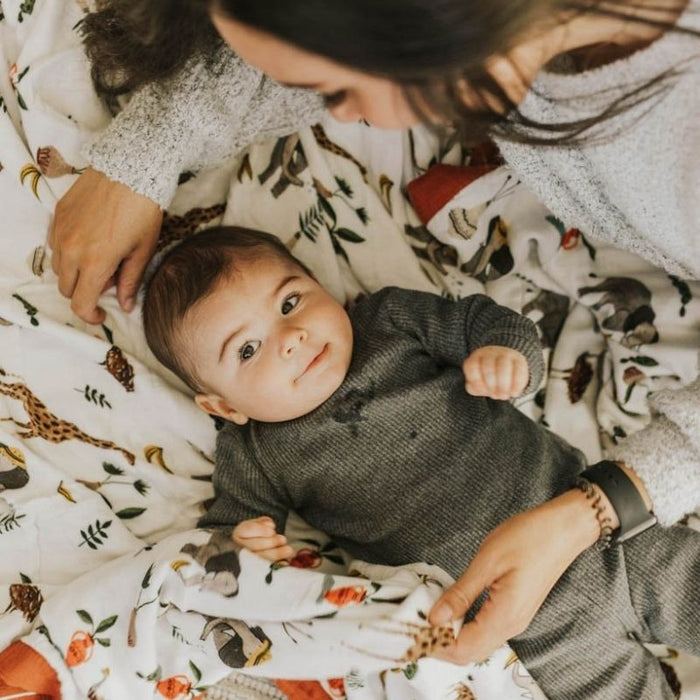 Big Kid Deluxe Muslin Quilt by Little Unicorn at $130! Shop now at Nestled by Snuggle Bugz for Nursery & Décor.