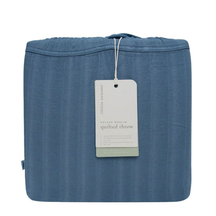 Deluxe Muslin Quilted Throw by Little Unicorn at $129.99! Shop now at Nestled by Snuggle Bugz for Nursery & Décor.