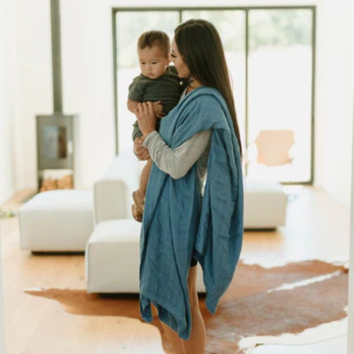 Deluxe Muslin Quilted Throw by Little Unicorn at $129.99! Shop now at Nestled by Snuggle Bugz for Nursery & Décor.