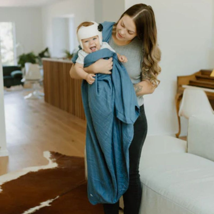 Deluxe Muslin Quilted Throw by Little Unicorn at $129.99! Shop now at Nestled by Snuggle Bugz for Nursery & Décor.