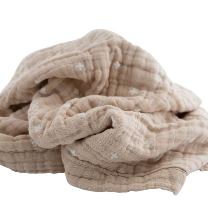 Cotton Muslin Baby Quilt by Little Unicorn at $38.88! Shop now at Nestled by Snuggle Bugz for Nursery & Décor.