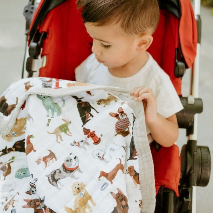 Cotton Muslin Baby Quilt by Little Unicorn at $38.88! Shop now at Nestled by Snuggle Bugz for Nursery & Décor.