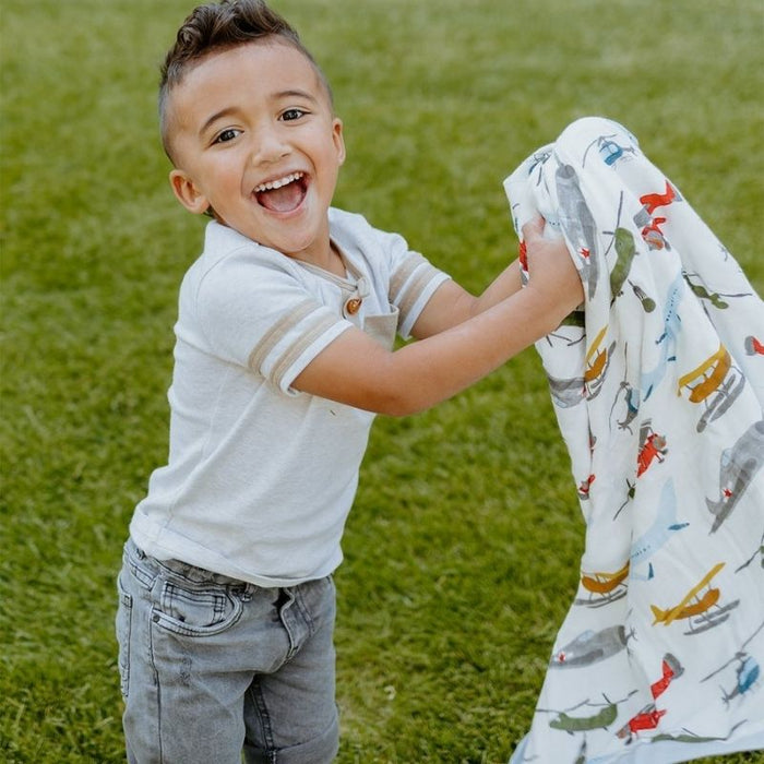 Deluxe Muslin Baby Quilt by Little Unicorn at $41.88! Shop now at Nestled by Snuggle Bugz for Nursery & Décor.