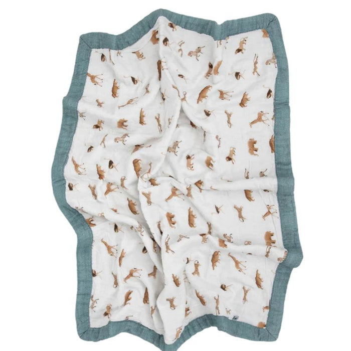 Organic Cotton Muslin Baby Quilt by Little Unicorn at $54.99! Shop now at Nestled by Snuggle Bugz for Nursery & Décor.