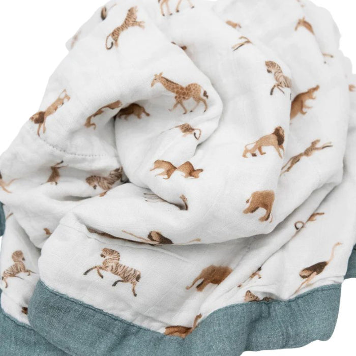 Organic Cotton Muslin Baby Quilt by Little Unicorn at $54.99! Shop now at Nestled by Snuggle Bugz for Nursery & Décor.
