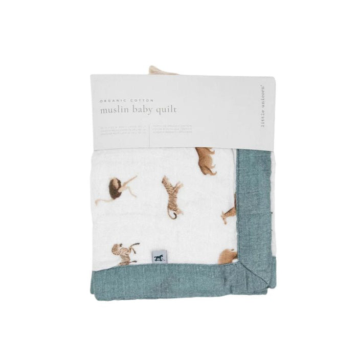Organic Cotton Muslin Baby Quilt by Little Unicorn at $54.99! Shop now at Nestled by Snuggle Bugz for Nursery & Décor.
