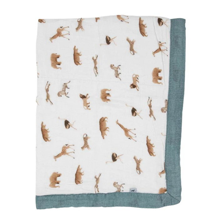 Organic Cotton Muslin Baby Quilt by Little Unicorn at $54.99! Shop now at Nestled by Snuggle Bugz for Nursery & Décor.