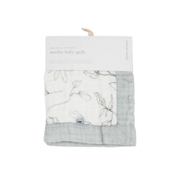 Organic Cotton Muslin Baby Quilt by Little Unicorn at $54.99! Shop now at Nestled by Snuggle Bugz for Nursery & Décor.