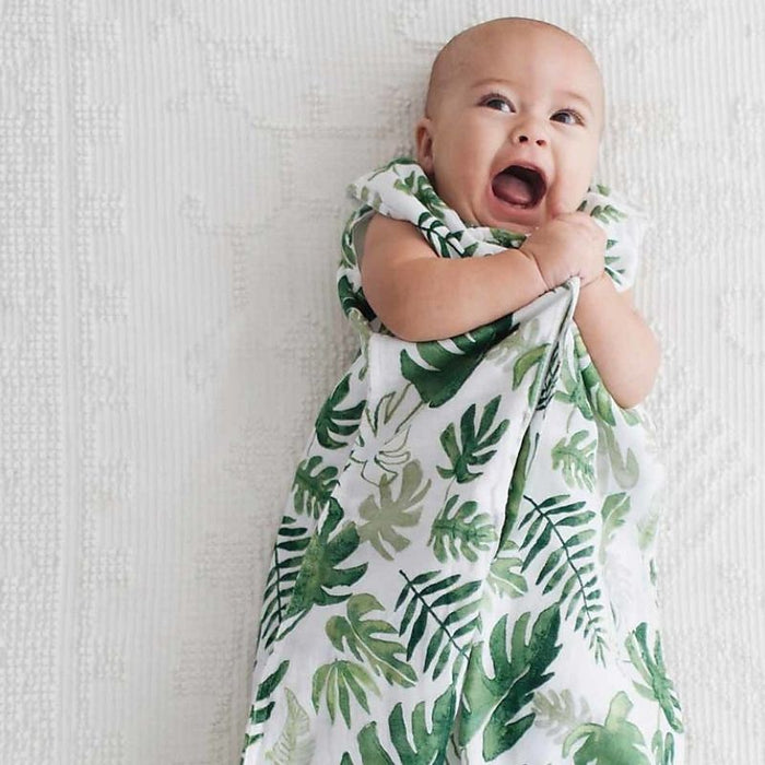 Cotton Muslin Sleep Bag 1.1 Tog by Little Unicorn at $43.96! Shop now at Nestled by Snuggle Bugz for Nursery & Decor.