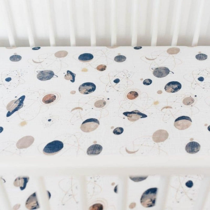 Cotton Muslin Crib Sheets by Little Unicorn at $24.88! Shop now at Nestled by Snuggle Bugz for Nursery & Décor.