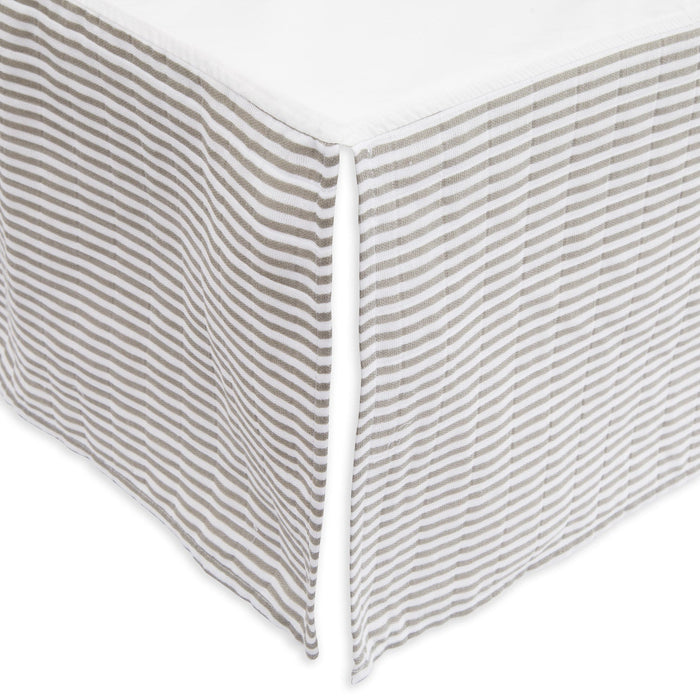 Cotton Muslin Crib Skirt by Little Unicorn at $31.88! Shop now at Nestled by Snuggle Bugz for Nursery & Décor.