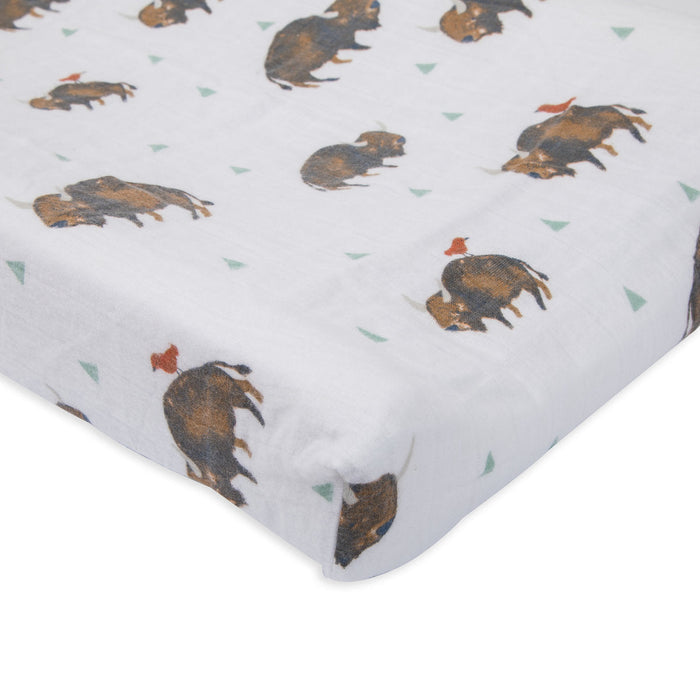 Cotton Muslin Changing Pad Cover by Little Unicorn at $29.99! Shop now at Nestled by Snuggle Bugz for Nursery & Décor.