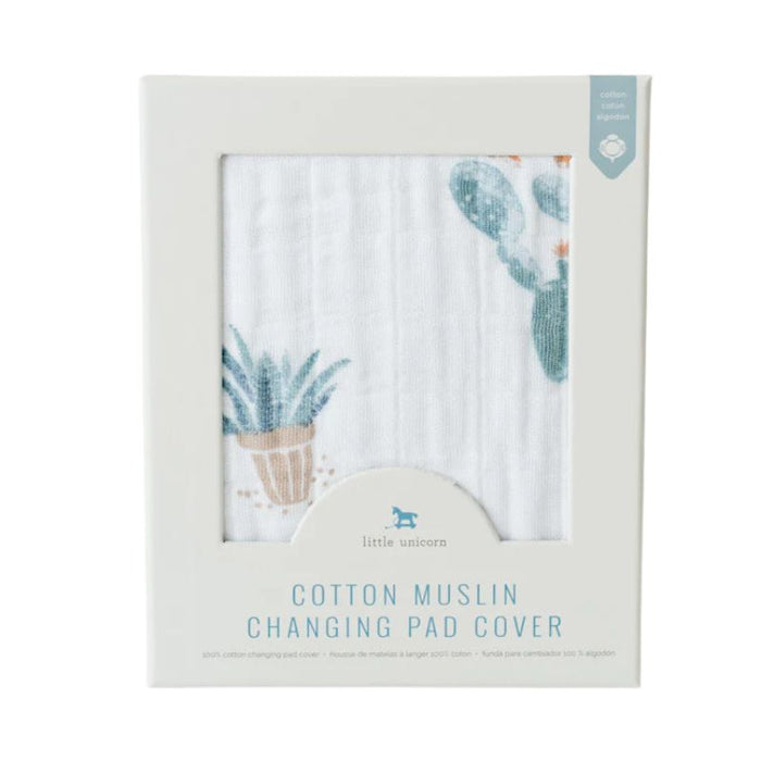 Cotton Muslin Changing Pad Cover by Little Unicorn at $29.99! Shop now at Nestled by Snuggle Bugz for Nursery & Décor.