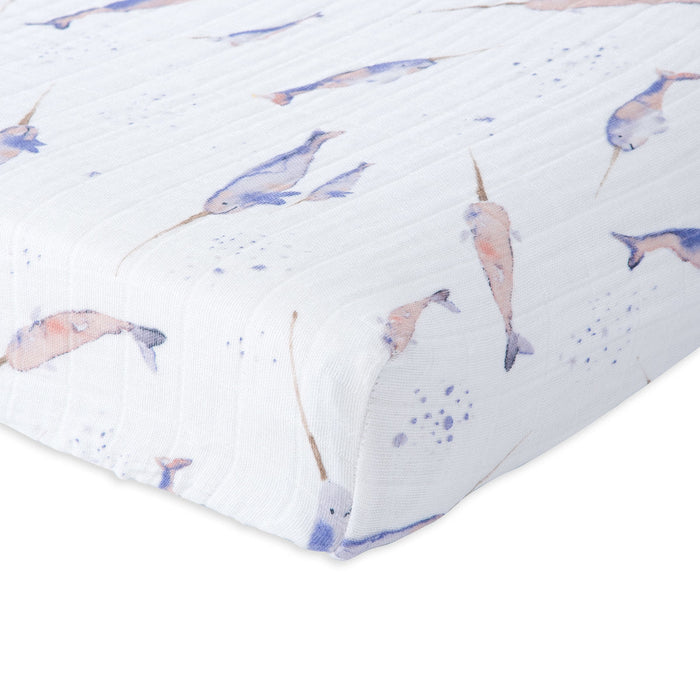 Cotton Muslin Changing Pad Cover by Little Unicorn at $29.99! Shop now at Nestled by Snuggle Bugz for Nursery & Décor.