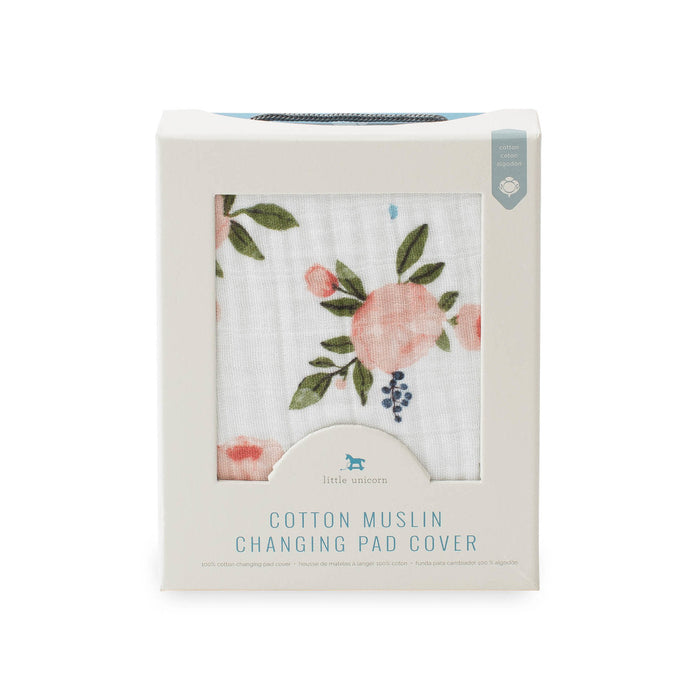 Cotton Muslin Changing Pad Cover by Little Unicorn at $29.99! Shop now at Nestled by Snuggle Bugz for Nursery & Décor.