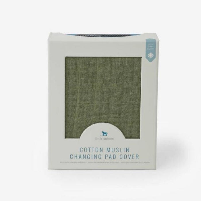 Cotton Muslin Changing Pad Cover by Little Unicorn at $29.99! Shop now at Nestled by Snuggle Bugz for Nursery & Décor.