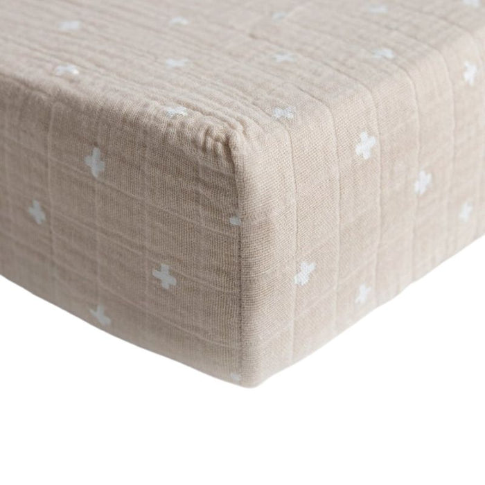Cotton Muslin Changing Pad Cover by Little Unicorn at $29.99! Shop now at Nestled by Snuggle Bugz for Nursery & Décor.