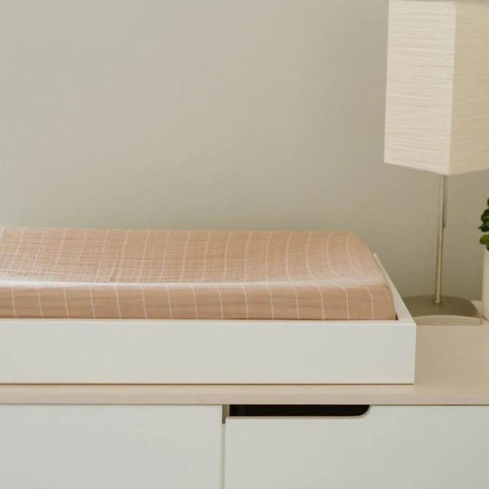 Cotton Muslin Changing Pad Cover by Little Unicorn at $29.99! Shop now at Nestled by Snuggle Bugz for Nursery & Décor.