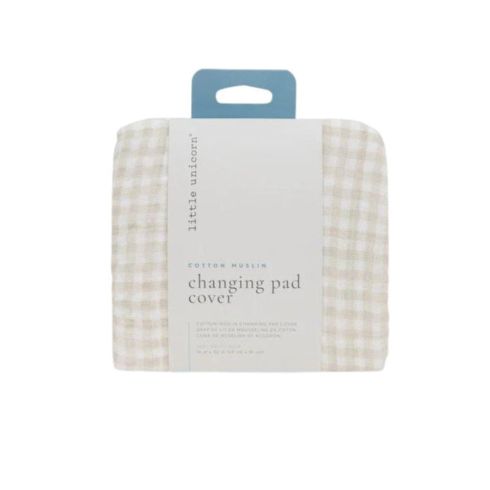 Cotton Muslin Changing Pad Cover by Little Unicorn at $29.99! Shop now at Nestled by Snuggle Bugz for Nursery & Décor.