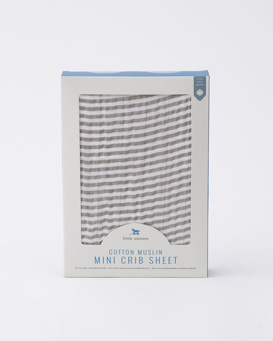 Cotton Muslin Mini Crib Sheets by Little Unicorn at $34.99! Shop now at Nestled by Snuggle Bugz for Nursery & Décor.