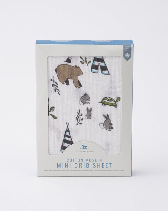 Cotton Muslin Mini Crib Sheets by Little Unicorn at $34.99! Shop now at Nestled by Snuggle Bugz for Nursery & Décor.