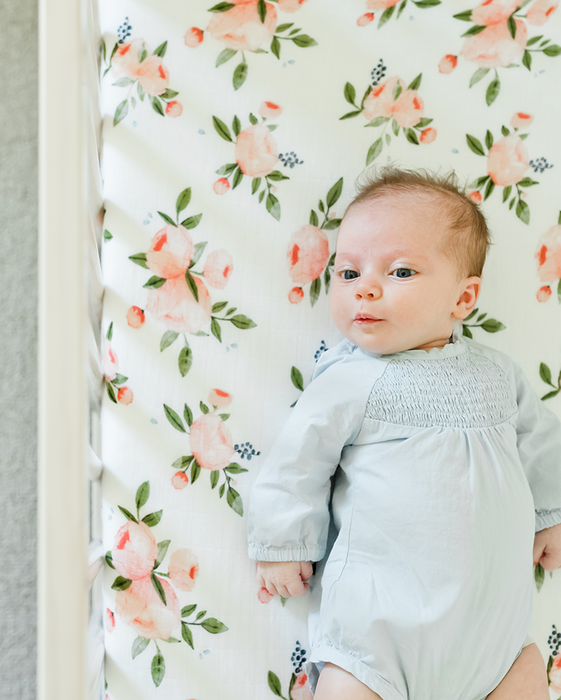 Cotton Muslin Mini Crib Sheets by Little Unicorn at $34.99! Shop now at Nestled by Snuggle Bugz for Nursery & Décor.