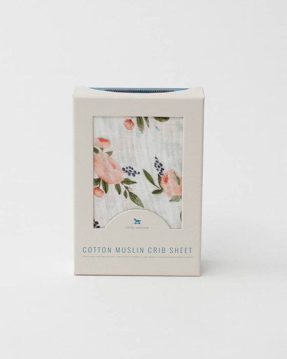 Cotton Muslin Mini Crib Sheets by Little Unicorn at $34.99! Shop now at Nestled by Snuggle Bugz for Nursery & Décor.