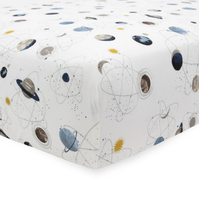 Stretch Knit Crib Sheet by Little Unicorn at $49.99! Shop now at Nestled by Snuggle Bugz for Nursery & Décor.