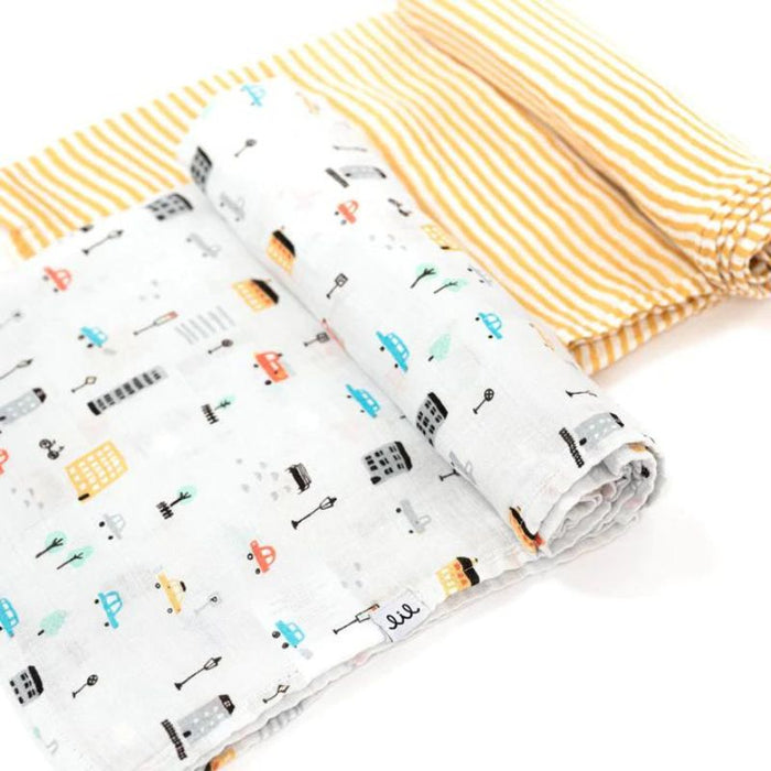 Muslin Swaddle Set - 2 Pack by Lil North Co. at $49.99! Shop now at Nestled by Snuggle Bugz for Nursery & Decor.