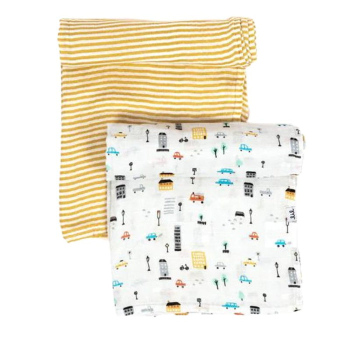 Muslin Swaddle Set - 2 Pack by Lil North Co. at $49.99! Shop now at Nestled by Snuggle Bugz for Nursery & Decor.