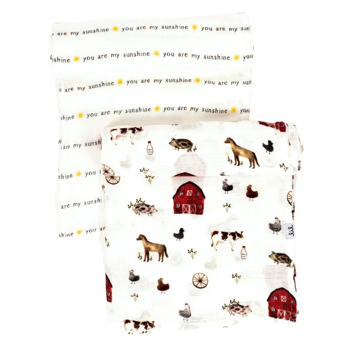 Muslin Swaddle Set - 2 Pack by Lil North Co. at $49.99! Shop now at Nestled by Snuggle Bugz for Nursery & Decor.