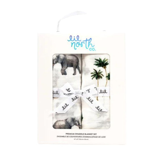 Muslin Swaddle Set - 2 Pack by Lil North Co. at $49.99! Shop now at Nestled by Snuggle Bugz for Nursery & Decor.