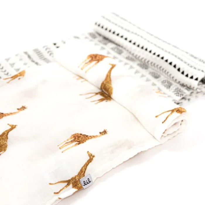 Muslin Swaddle Set - 2 Pack by Lil North Co. at $49.99! Shop now at Nestled by Snuggle Bugz for Nursery & Decor.