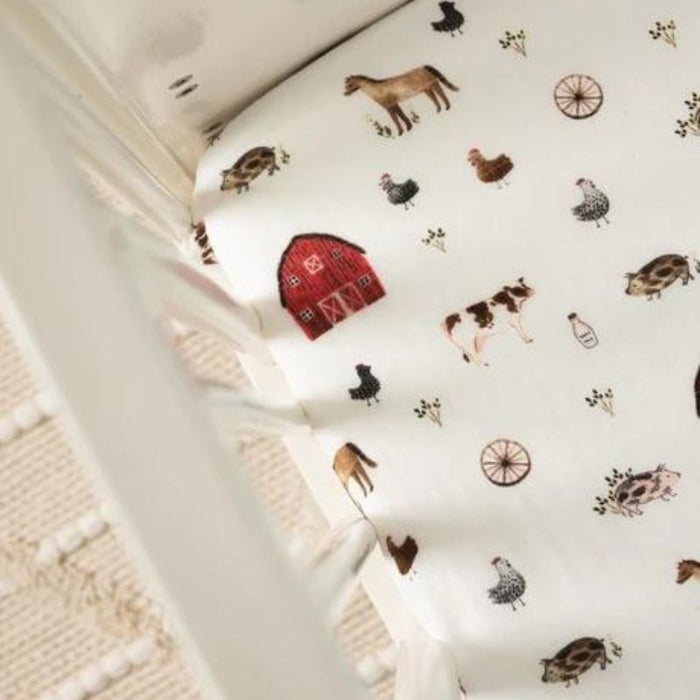 Muslin Crib Sheets by Lil North Co. at $31.99! Shop now at Nestled by Snuggle Bugz for Nursery & Décor.