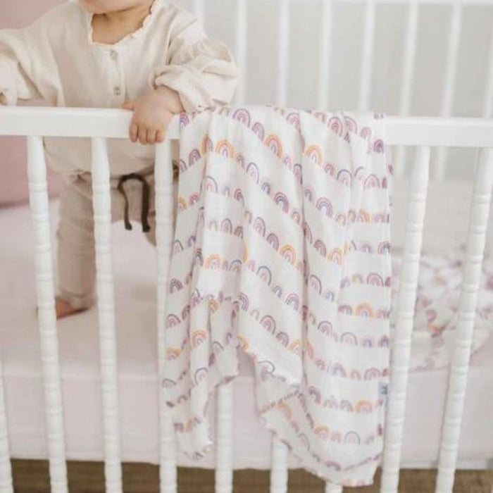 Linen Crib Sheet by Lil North Co. at $57.99! Shop now at Nestled by Snuggle Bugz for Nursery & Décor.