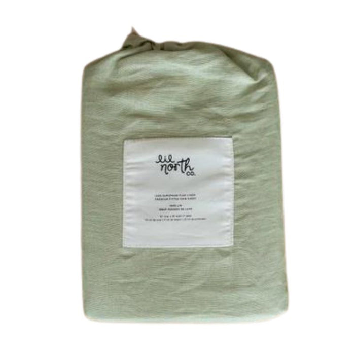 Linen Bassinet Sheet by Lil North Co. at $27.99! Shop now at Nestled by Snuggle Bugz for Nursery & Décor.