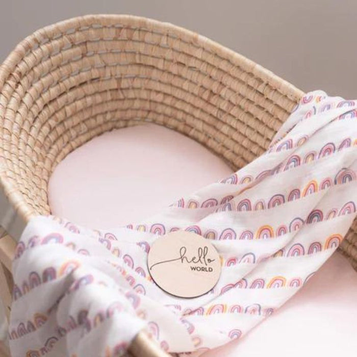 Linen Bassinet Sheet by Lil North Co. at $27.99! Shop now at Nestled by Snuggle Bugz for Nursery & Décor.