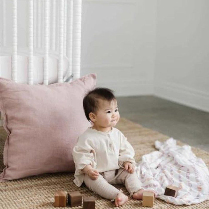 Linen Decor Pillow Cover by Lil North Co. at $23.99! Shop now at Nestled by Snuggle Bugz for Nursery & Décor.