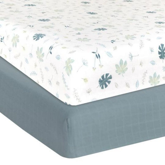 Organic Muslin Crib Sheet - 2 Pack by Lolli Living at $64.99! Shop now at Nestled by Snuggle Bugz for Nursery & Décor.