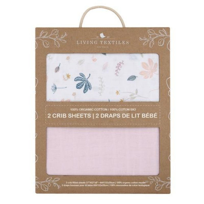 Organic Muslin Crib Sheet - 2 Pack by Lolli Living at $64.99! Shop now at Nestled by Snuggle Bugz for Nursery & Décor.