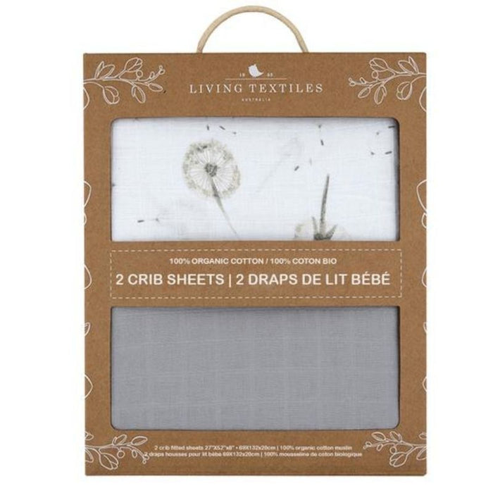 Organic Muslin Crib Sheet - 2 Pack by Lolli Living at $64.99! Shop now at Nestled by Snuggle Bugz for Nursery & Décor.