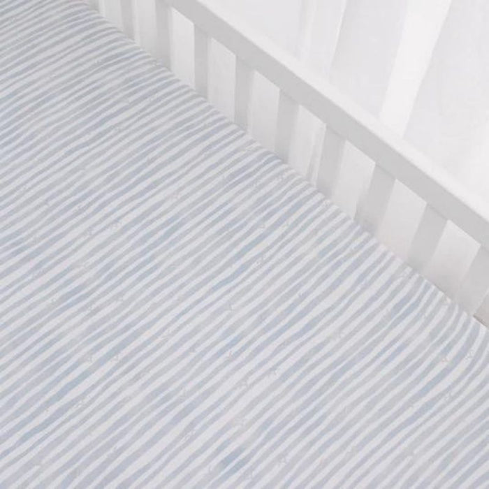 Fitted Cotton Crib Sheet by Living Textiles at $29.99! Shop now at Nestled by Snuggle Bugz for Nursery & Décor.